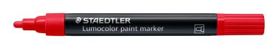 Маркер Staedtler Lumocolor Paint 349, акрилен, ЧЕРВЕН