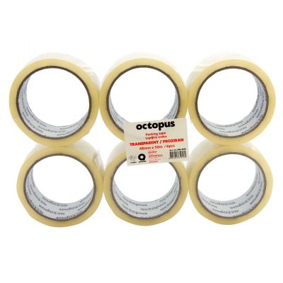 Опаковъчна лента Octopus 48mm х 50m, 40mic, прозрачна