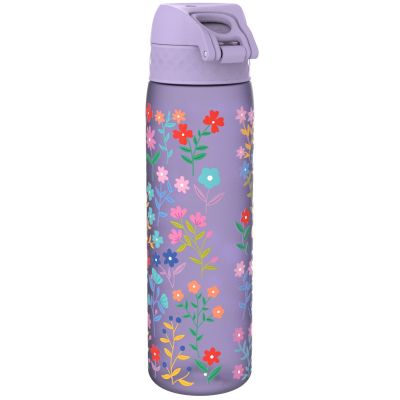 Бутилка за вода Ion8 Print, рециклирана пластмаса, 500ml,Del. floral