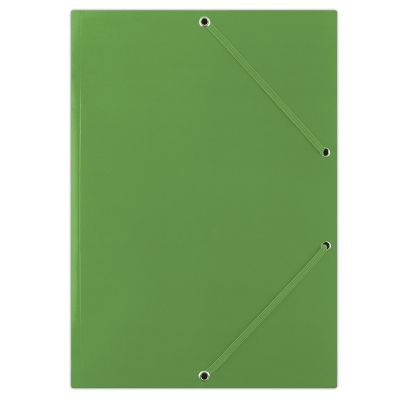 Картонена папка Donau с ластик 400g,3 капака,зелен