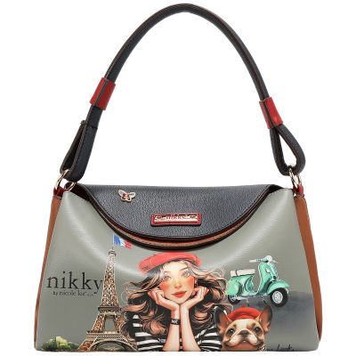 Чанта Nikky 30x17x12cm, Eiffel Dreams