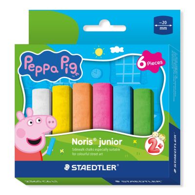 Тебешир Staedtler NJ Peppa Pig, 6 цвята