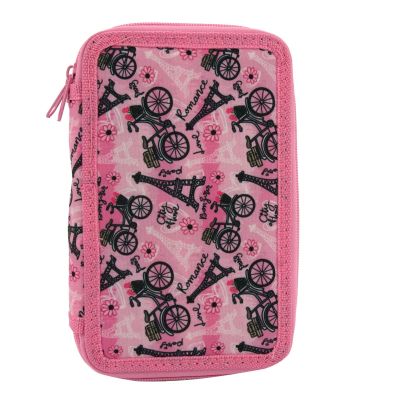 Несесер Octopus, 2 ципа, пълен, 13х19.5х4.5 см, Romance