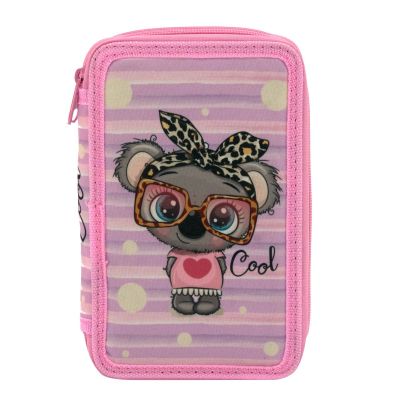 Несесер Octopus, 2 ципа, празен, 13х19.5х4.5 см, Cool