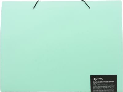 Папка Optima, А4, с 6 отделения, пастелни цветове, асорти