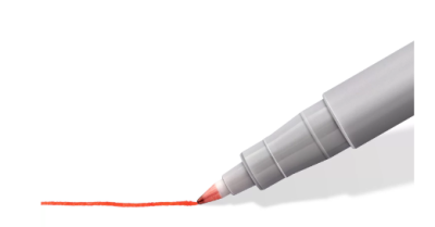 Неперманентен маркер Staedtler Lumocolor 316 F, червен
