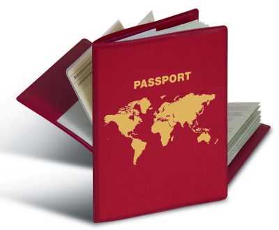 Калъф за паспорт Herma, червен