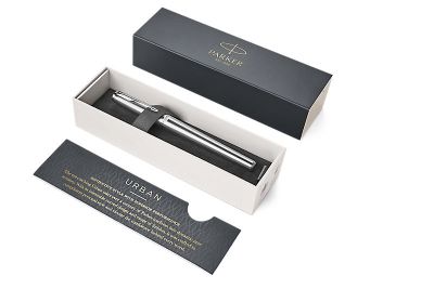 Писалка Parker Urban Metro Metallic CT, M, с кутия