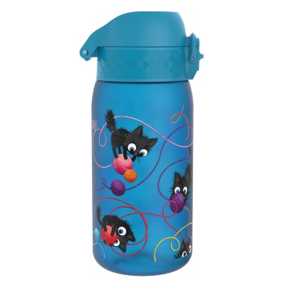Бутилка за вода Ion8 Print, рециклирана пластмаса, 350ml, Cats