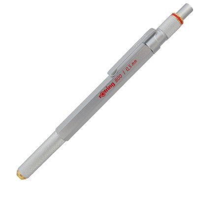 Автоматичен молив Rotring 800, 0.5mm, сребърен