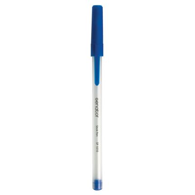 Химикалка Senator Stick Pen, прозрачна, SP1010, син