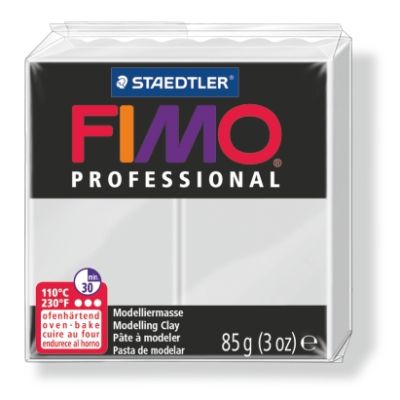 Полимерна глина Staedtler Fimo Prof,85g, сив 80