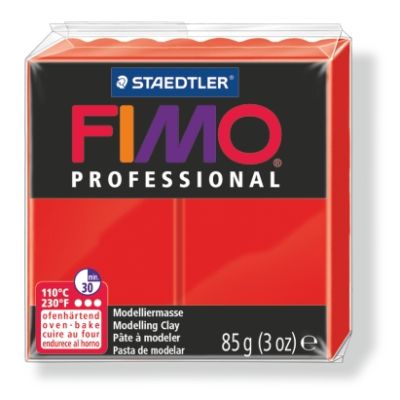 Полимерна глина Staedtler Fimo Prof,85g,червен 200