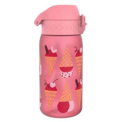 Бутилка за вода Ion8 Print, рециклирана пластмаса, 350ml, СЛАДОЛЕД