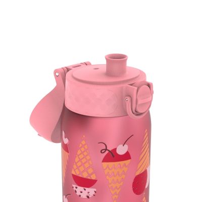 Бутилка за вода Ion8 Print, рециклирана пластмаса, 350ml, СЛАДОЛЕД