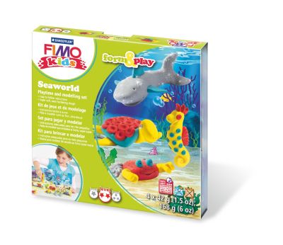 Комплект глина Staedtler Fimo Kids, 4x42g, Sea World