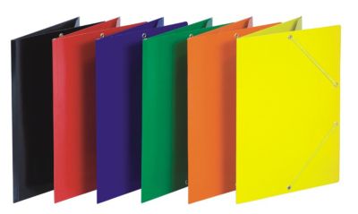 Картонена папка Donau с ластик 400g,3 капака,зелен