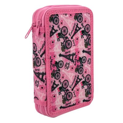 Несесер Octopus, 2 ципа, пълен, 13х19.5х4.5 см, Romance