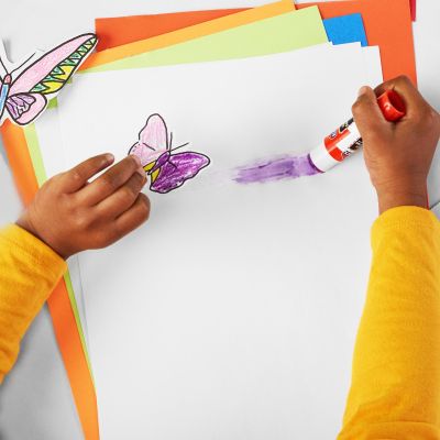 Сухо лепило Elmers Disappearing Purple, 3x6g