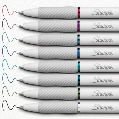Комплект химикалки Sharpie S Gel Fashion 0,7mm, блистер 8 цвята