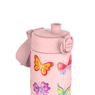 Бутилка за вода Ion8 Print, метална, 600ml, ПЕПЕРУДИ
