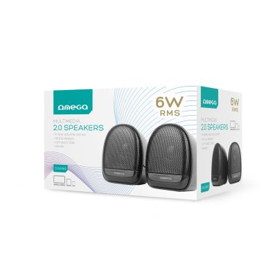 Тонколони Omega, 2x3W, черни