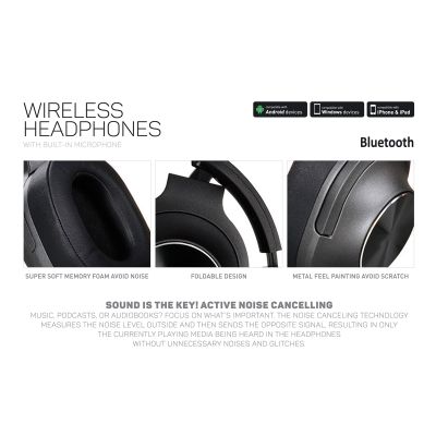 Безжични слушалки Freestyle FH0930, черни