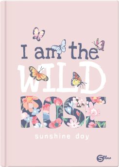 Тетрадка А4, S-line, 96 листа, широки редове, 55g, твърди корици