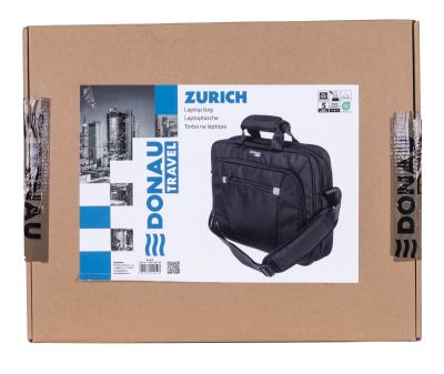 Чанта за лаптоп 15,6" Donau Travel Zurich, черна