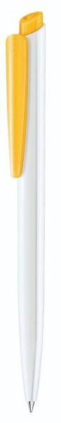 Химикалка Senator Dart Polished 2959, бял/жълт 7408