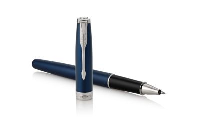 Ролер Parker Royal Sonnet Lacquer, син CT