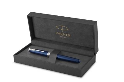 Ролер Parker Royal Sonnet Lacquer, син CT