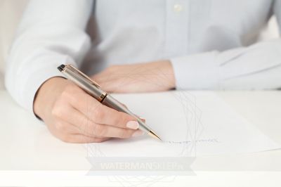 Химикалка Waterman Expert Stainless Steel GT