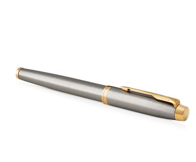 Писалка Parker Royal IM Brushed Metal GT, M, с кутия