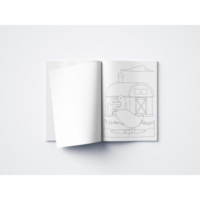 Книжка за оцветяване Creative Children, 40 стр., Farm