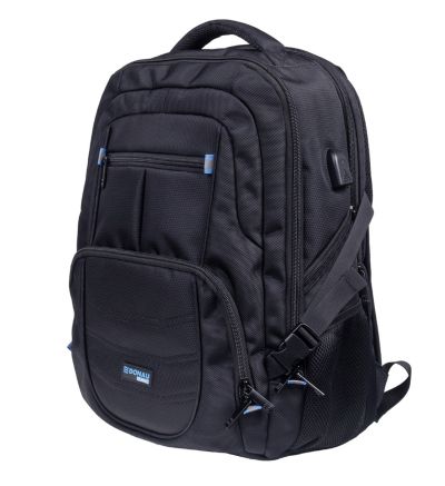 Раница за лаптоп 17" Donau Travel Amsterdam, черна