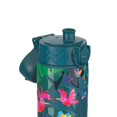 Бутилка за вода Ion8 Print, метална, 600ml, ПТИЦИ