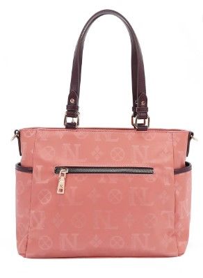 Чанта Nicole Lee, 28.5x25.5x10 cm, РОЗОВ