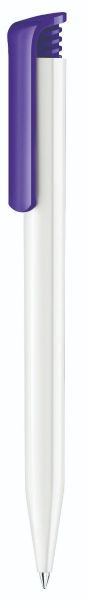 Химикалка Senator Super-Hit Polished 2955, бял/лилав 267