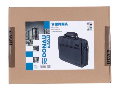 Чанта за лаптоп 15,6" Donau Travel Vienna, черна
