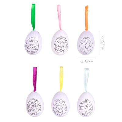 Картонени яйца за оцветяване Trendhaus Tommy&Frida, опаковка 6