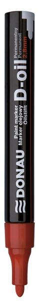 Маркер с лаков ефект Donau 2.8 mm, червен