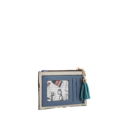 Калъф за карти Nikky 13.3х8.9х1.3cm,Live to travel