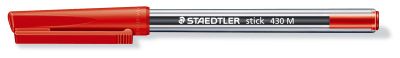 Химикалка Staedtler Stick 430 М, червена