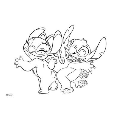 Скицник със спирала, 23x33cm, 40л, Lilo&Stitch