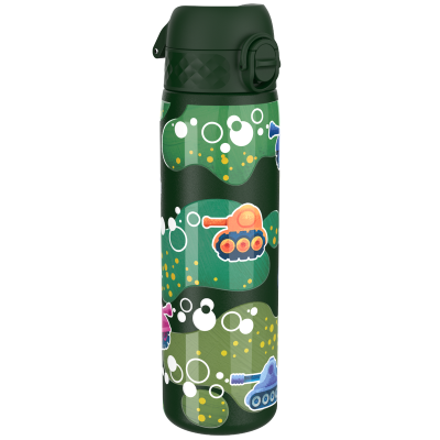Бутилка за вода Ion8 Print, метална, 600ml, Tanks