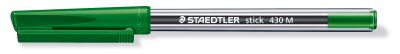 Химикалка Staedtler Stick 430 М, зелена