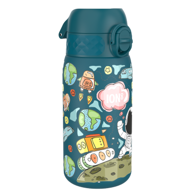 Бутилка за вода Ion8 Print, метална, 400ml, Space
