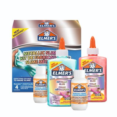 Комплект за слайм Elmers, металикови цветове