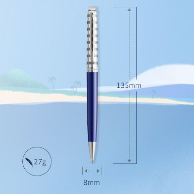 Химикалка Waterman Hemisphere DeLuxe Marine Blue, райе
